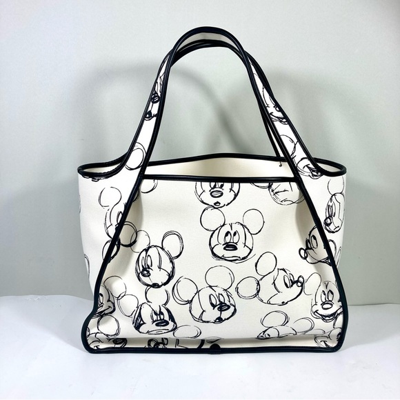 Stella McCartney Disney Fantasia Mickey Mouse Cotton X-Large Tote With Pouch NEW - Picture 6 of 17